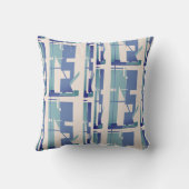 アクア石板ブルーベージュサウスウエストルックラージモザイク クッション (裏面)