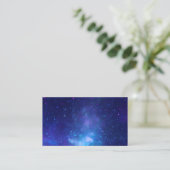 アクア空白のブルーギャラクティックセンター天球写真 名刺 (スタンド正面)