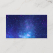 アクア空白のブルーギャラクティックセンター天球写真 名刺 (正面)
