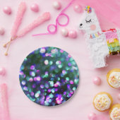 アクア紙吹雪紙プレート ペーパープレート (パーティー)