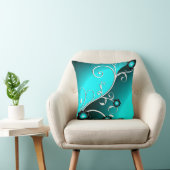 アクア素晴らしシルバーキュートガーリーレトロフローラ クッション (椅子)