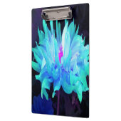 アクア素晴らしブルー&グリーンサボットダリア クリップボード (左)