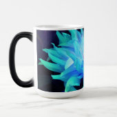 アクア素晴らしブルー&グリーンサボットダリア モーフィングマグカップ (左)