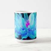 アクア素晴らしブルー&グリーンサボットダリア モーフィングマグカップ (中央)