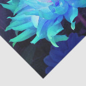 アクア素晴らしブルー&グリーンサボットダリア 薄葉紙 (詳細)