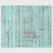 アクア素朴バーンウッド ラッピングペーパー (フラット)