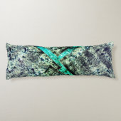 アクア素朴リン上の炭素汚れた無秩序な層 ボディピロー (裏面)