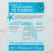 アクア結婚のスターフィッシュ歓迎の手紙 (正面)