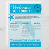 アクア結婚のスターフィッシュ歓迎の手紙 (正面/裏面)