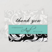 アクア結婚サンキューカード サンキューカード (正面/裏面)