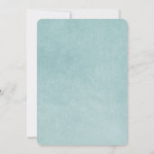 アクア結婚バラ 招待状 (裏面)