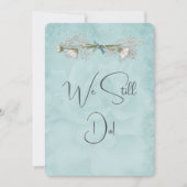 アクア結婚バラ 招待状 (正面)