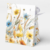 アクア結婚式の引き出物ボックスあなたの写真モノグラム名 フェイバーボックス (裏面サイド)