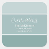 アクア絵を描スウォッチの新しいアドレス スクエアシール (正面)