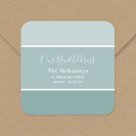 アクア絵を描スウォッチの新しいアドレス スクエアシール