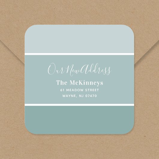 アクア絵を描スウォッチの新しいアドレス スクエアシール