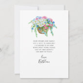 アクア自転車デイジーフローラバスケット移動 案内状 (裏面)