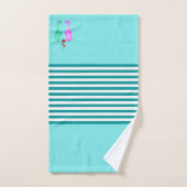 アクア航海の・ピンクキスをする・シーホース・ハート風呂 バスタオルセット (ハンドタオル)