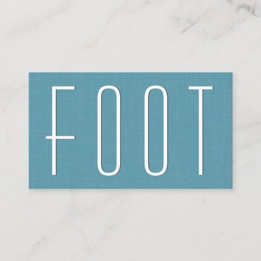 アクア足リフレクソロジーシンプルスタイルV63D 名刺 (正面)