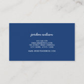 アクア転がターコイズインモダンク 名刺 (裏面)