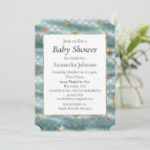 アクア金ゴールドグリッターマーメイド 招待状 (スタンド正面)