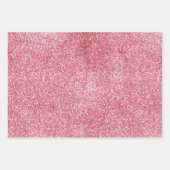 アクア金ゴールドピンクグリッツグリッターユニコーンスパークル ラッピングペーパーシート (正面2)