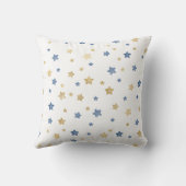 アクア金ゴールドブルー・ウィッシュ・オン・ア・スター クッション (裏面)