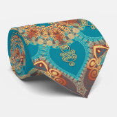 アクア金ゴールドボヘミアンイースタン ネクタイ (ロール)