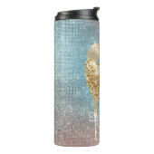 アクア金ゴールドユニコーンスパークル タンブラー (回転左)