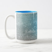 アクア金ゴールドユニコーンスパークル ツートーンマグカップ (左)