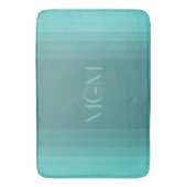 アクア階調モノグラム バスマット (正面縦)