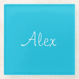 アクア魅力的 ガラスコースター