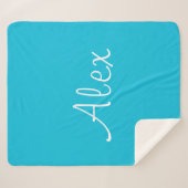 アクア魅力的 シェルパブランケット (正面(横))