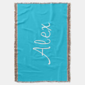 アクア魅力的 スローブランケット (正面縦)