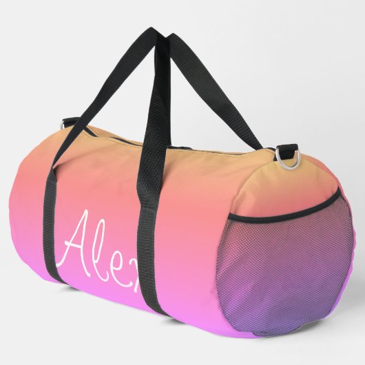 アクア魅力的 ダッフルバッグ (右コーナー)