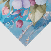 アクア鮮やか&ピンクフローラブークスデクページ 薄葉紙 (詳細)