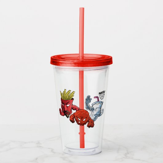 アクア10代のハンガーフォースアニメグラフィック アクリルタンブラー (正面)