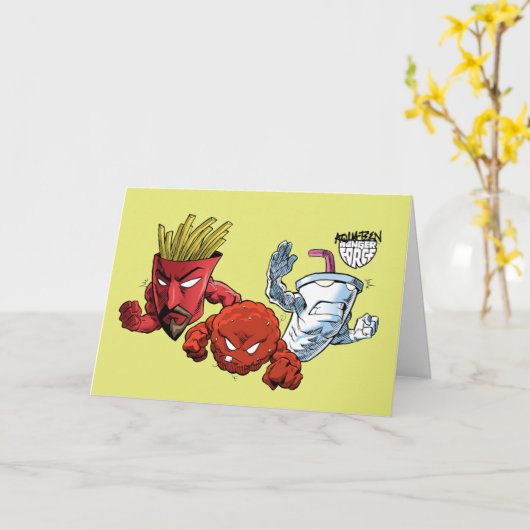 アクア10代のハンガーフォースアニメグラフィック カード (黄色い花)