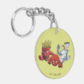 アクア10代のハンガーフォースアニメグラフィック キーホルダー (正面左)