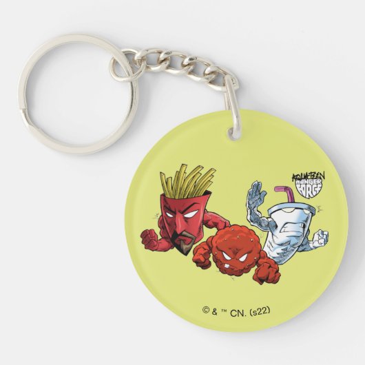 アクア10代のハンガーフォースアニメグラフィック キーホルダー (正面)