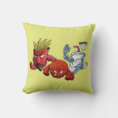 アクア10代のハンガーフォースアニメグラフィック クッション (正面)