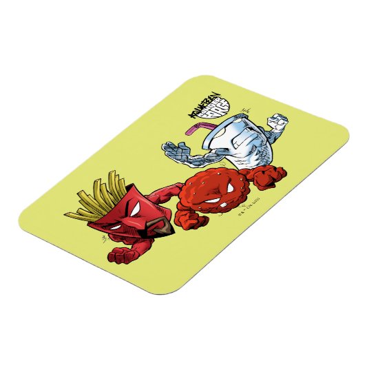 アクア10代のハンガーフォースアニメグラフィック マグネット (左側)