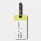 アクア10代のハンガーフォースアニメグラフィック ラゲッジタグ (裏面縦)