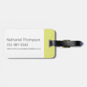 アクア10代のハンガーフォースアニメグラフィック ラゲッジタグ (裏面横)