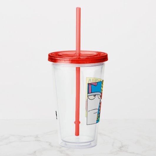 アクア10代のハンガーフォースキャラクターパネルグラフィック アクリルタンブラー (右)