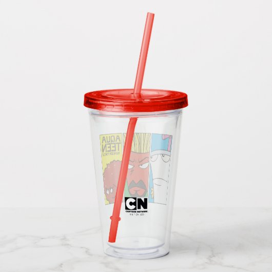 アクア10代のハンガーフォースキャラクターパネルグラフィック アクリルタンブラー (裏面)