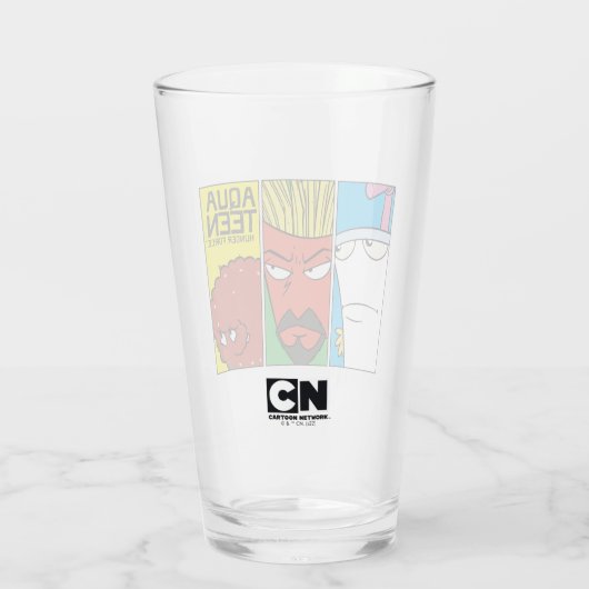 アクア10代のハンガーフォースキャラクターパネルグラフィック タンブラーグラス (裏面)