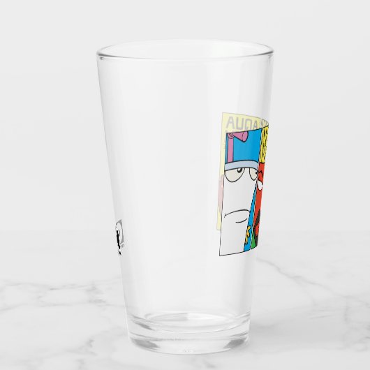 アクア10代のハンガーフォースキャラクターパネルグラフィック タンブラーグラス (右)