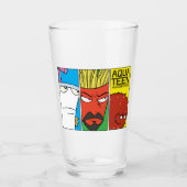 アクア10代のハンガーフォースキャラクターパネルグラフィック タンブラーグラス (正面)