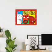 アクア10代のハンガーフォースキャラクターパネルグラフィック ポスター (ホームオフィス)